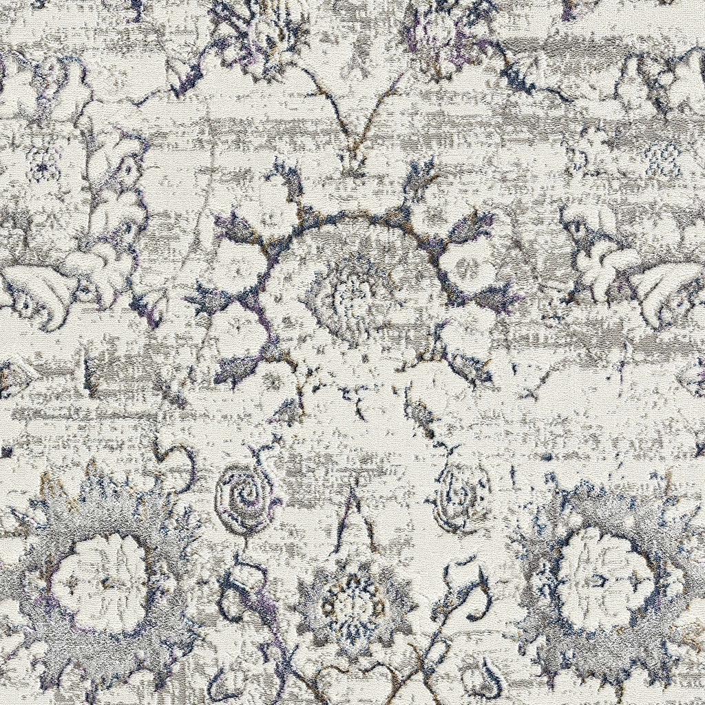 Luxe Vintage Textured Rug Cream