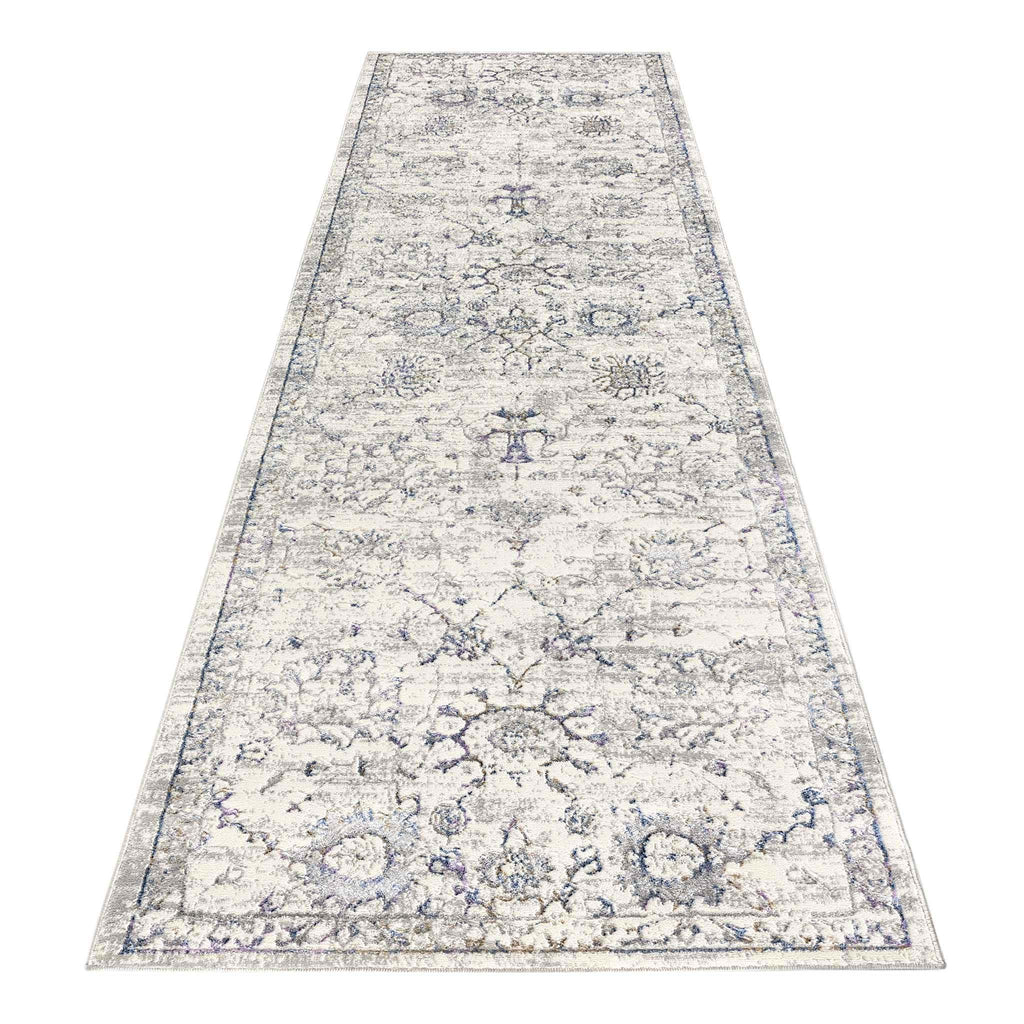 Luxe Vintage Textured Rug Cream