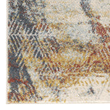 Oriental Multi Hues Rug Cream