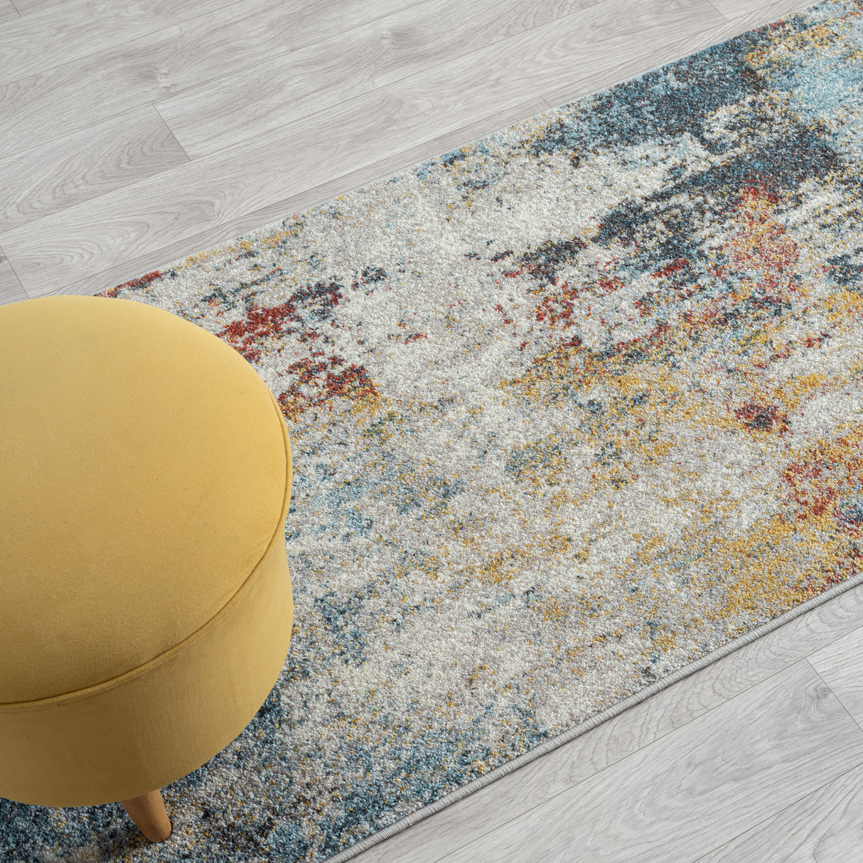 Oriental Multi Hues Rug Multi