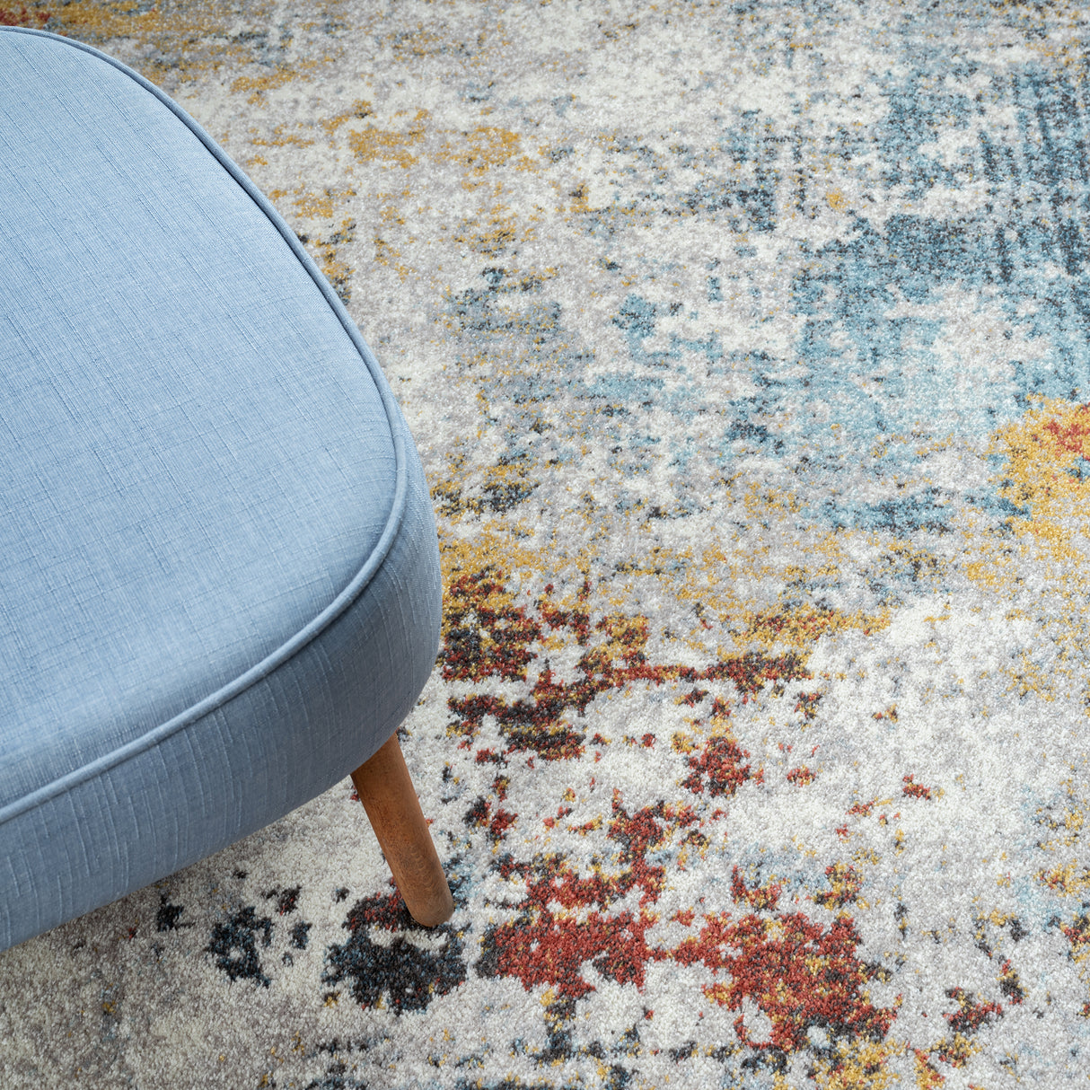 Oriental Multi Hues Rug Multi