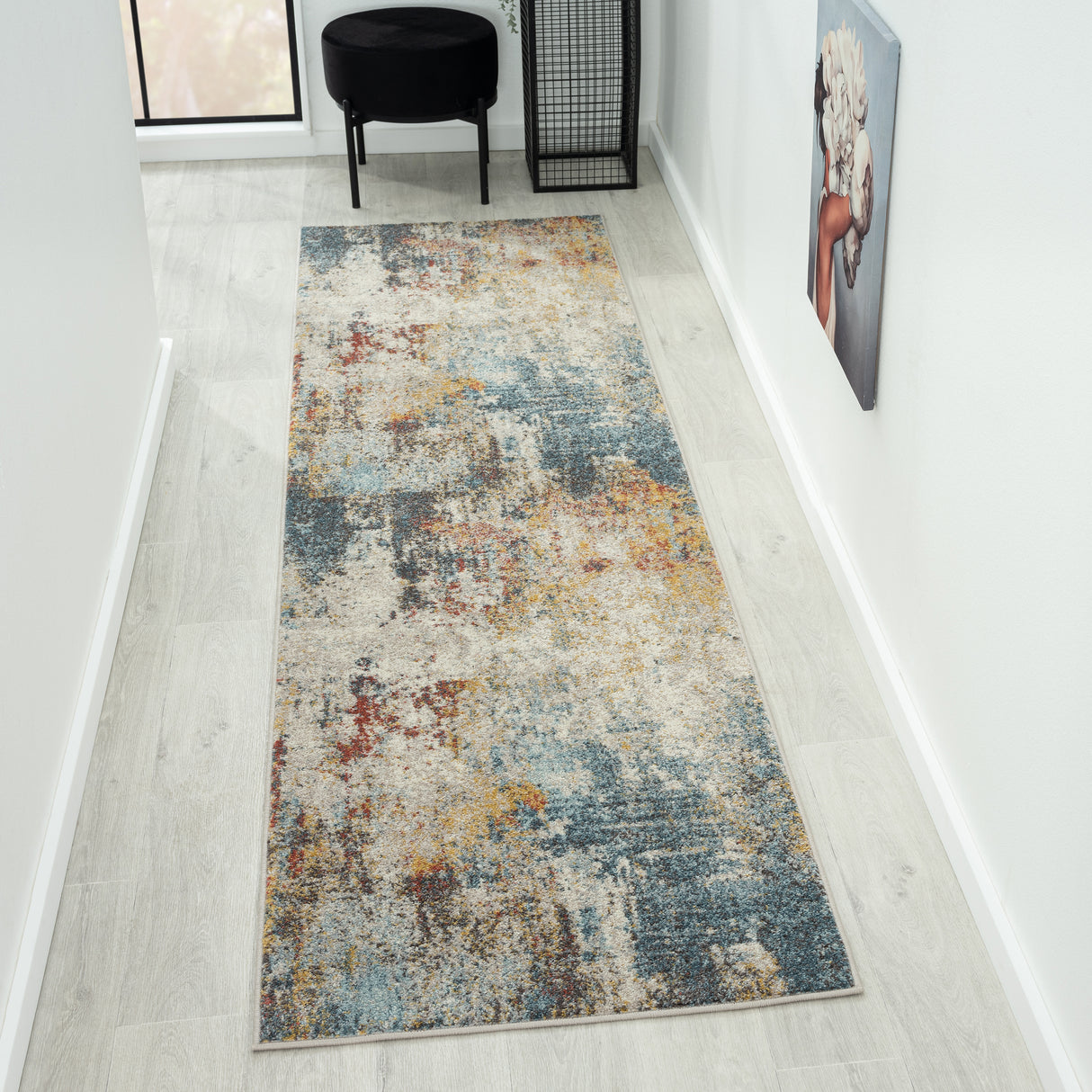 Oriental Multi Hues Rug Multi