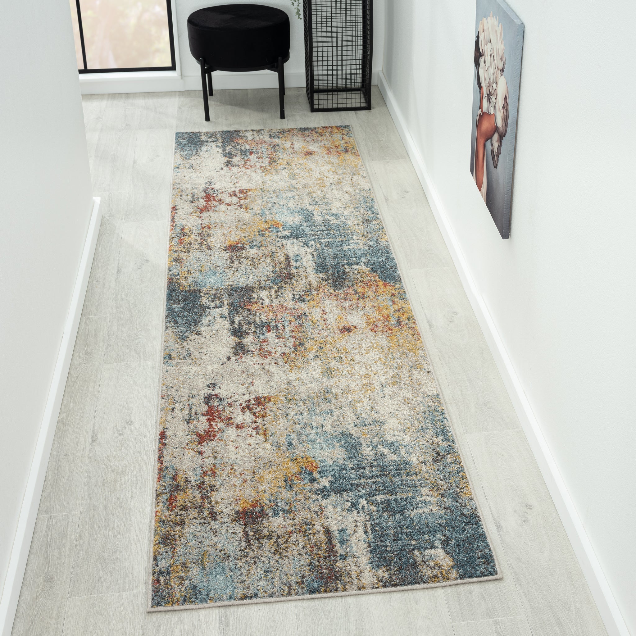 Oriental Multi Hues Rug Multi