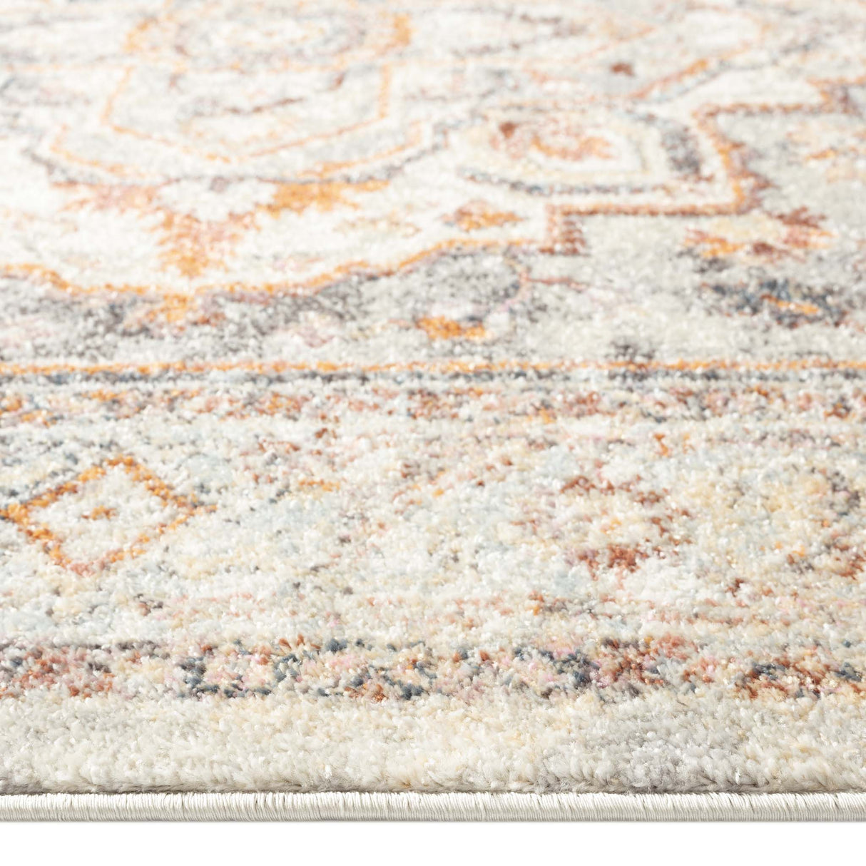 Ornate Persian Vintage Rug Grey