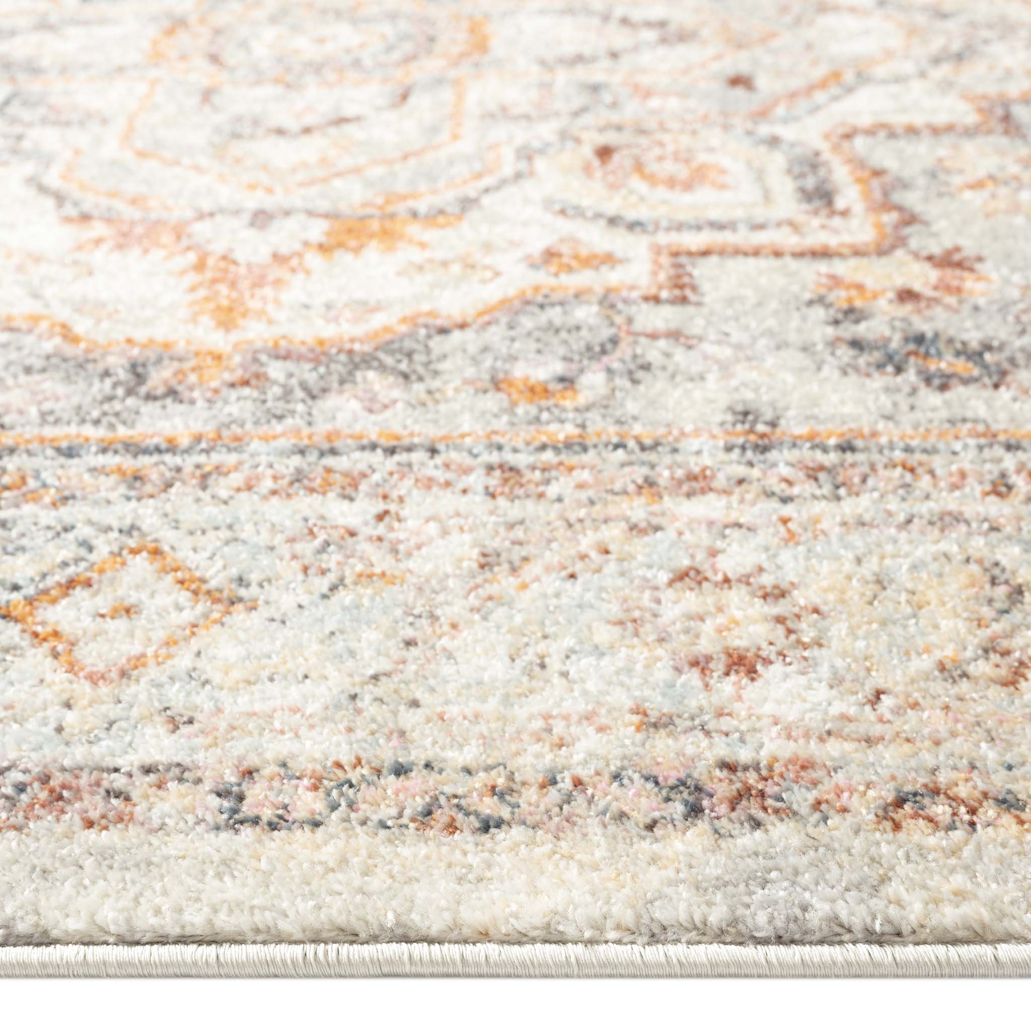 Ornate Persian Vintage Rug Grey