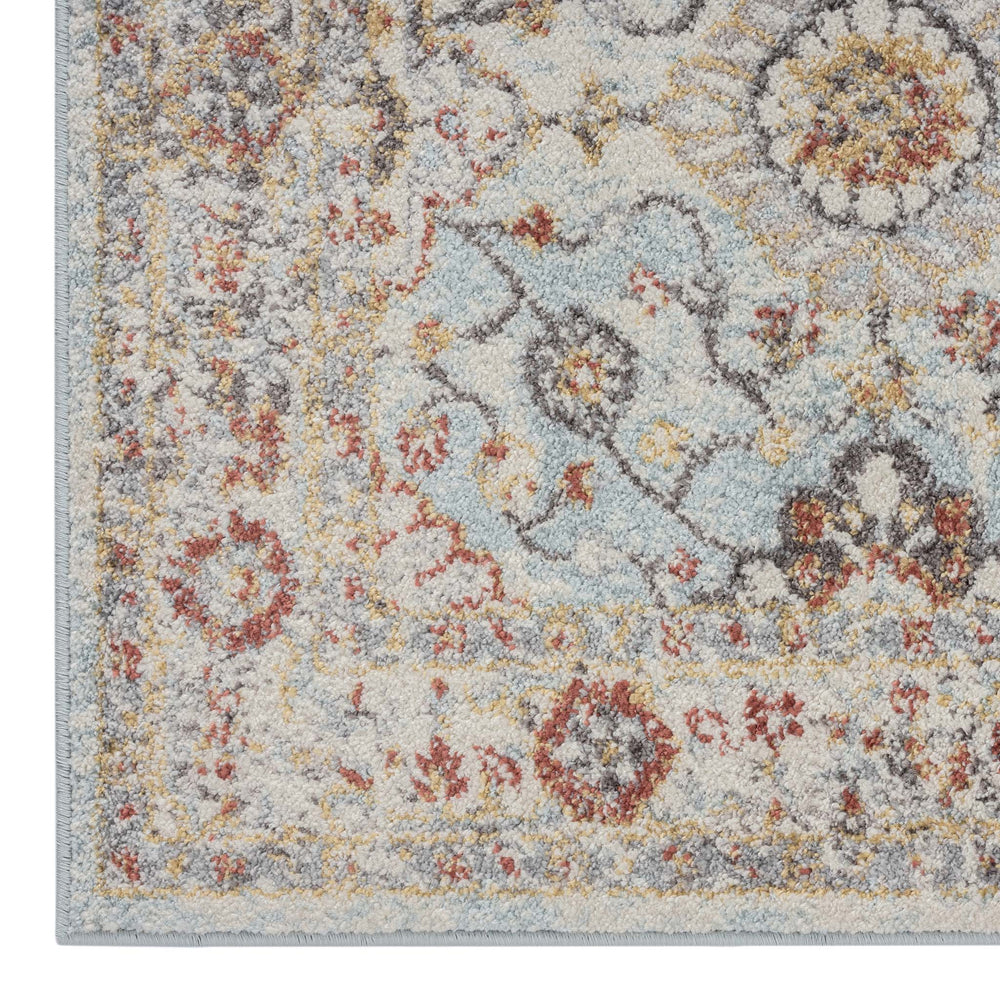 Asher Collection Rug Asher Country Rug - Light Blue Soft Area Rug | La'Grace Home