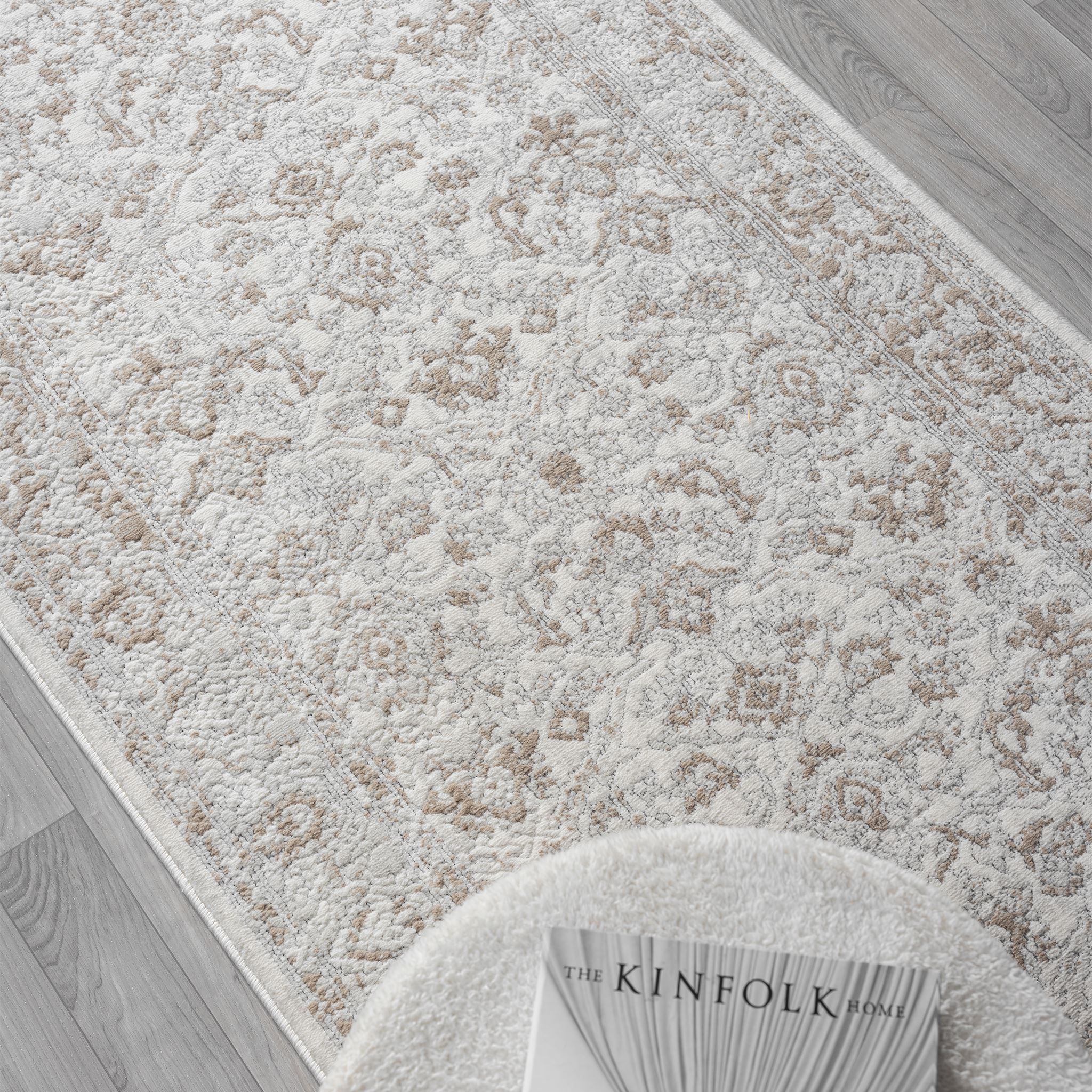 Adriano Soft Pile Pearl Runner