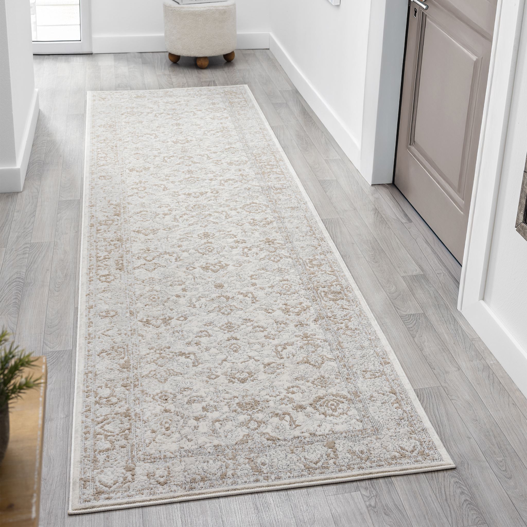 Adriano Soft Pile Pearl Runner