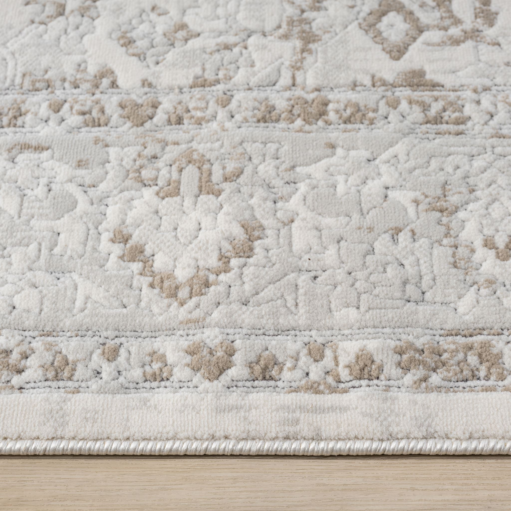 Adriano Soft Pile Pearl Runner