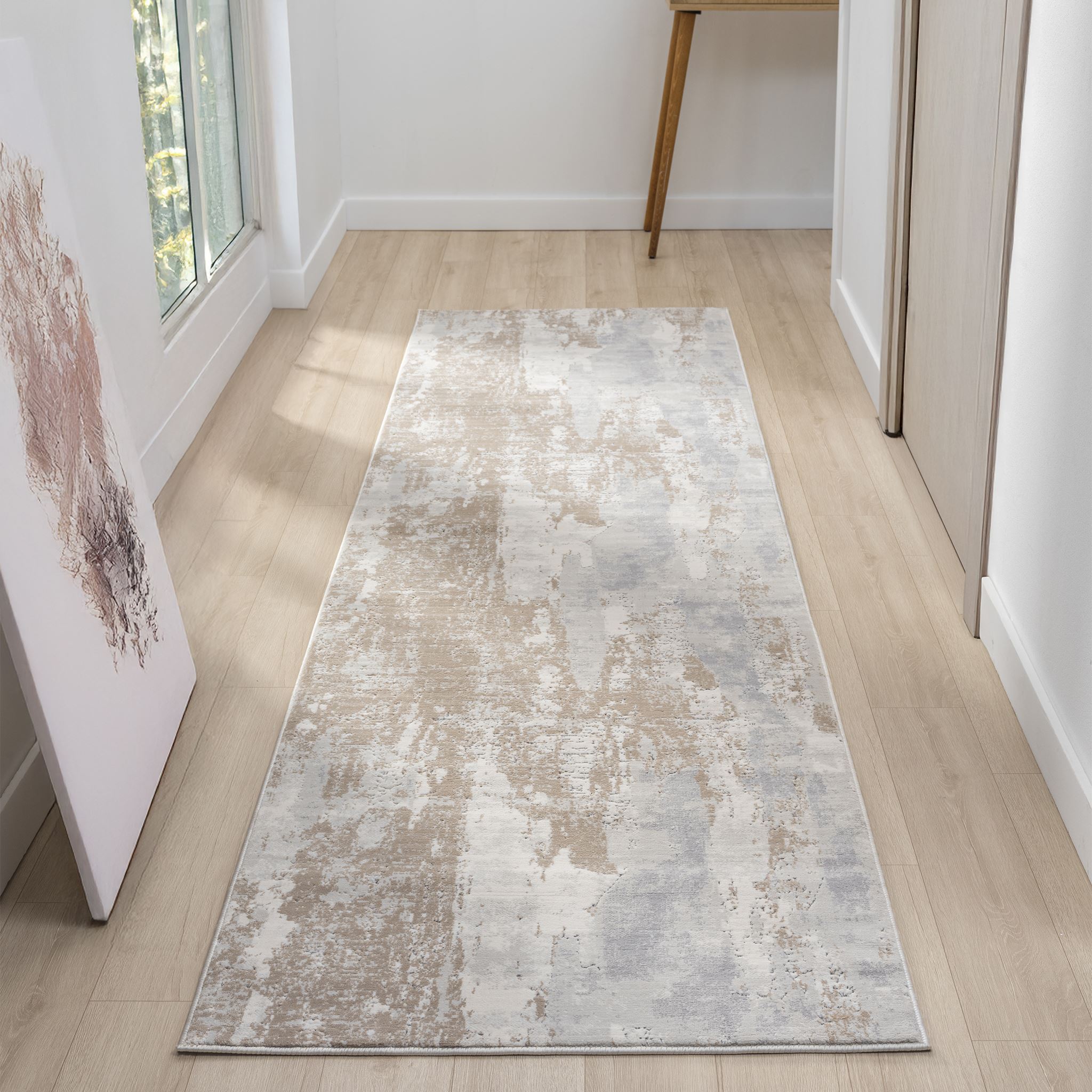 Adriano Soft Pile Slate Runner
