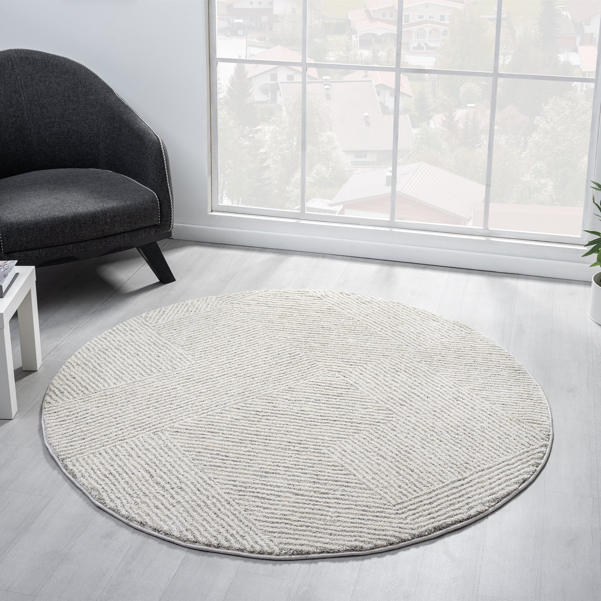 Galvin Premium Round Rug