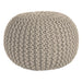 Braided Ottoman Pouffe Footstool Hand Knitted