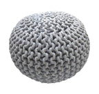 Braided Ottoman Pouffe