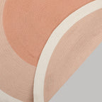 Bella Coral Off White Braided Reversible Kids Rug