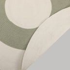 Lorena Braided Sage Green Off White Reversible Kids Rug