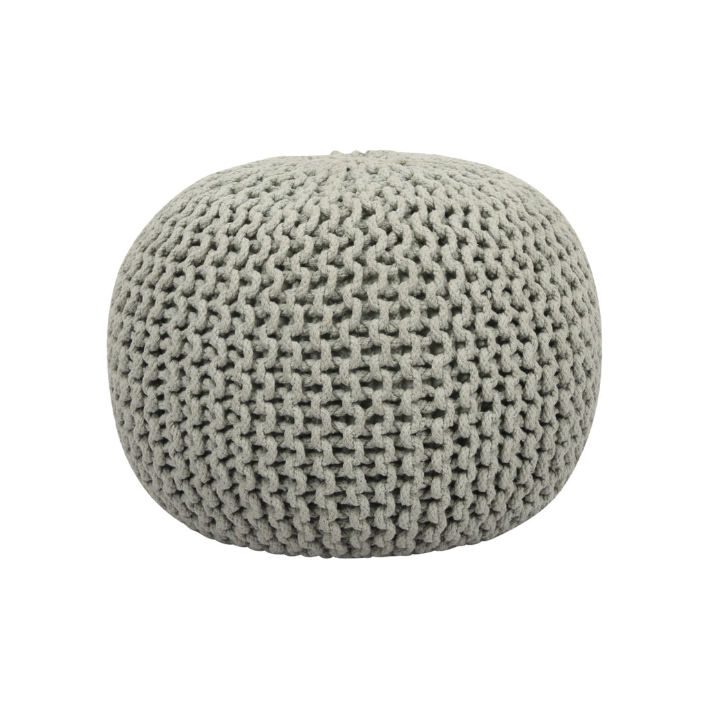 Braided Ottoman Pouffe Footstool Hand Knitted