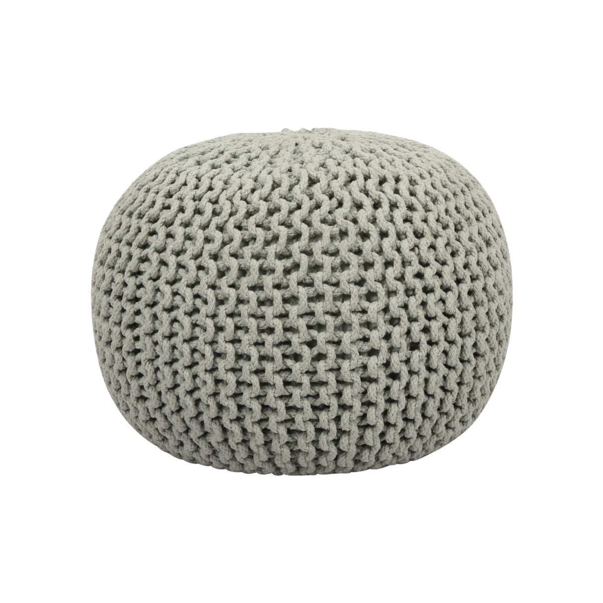 Braided Ottoman Pouffe Footstool Hand Knitted