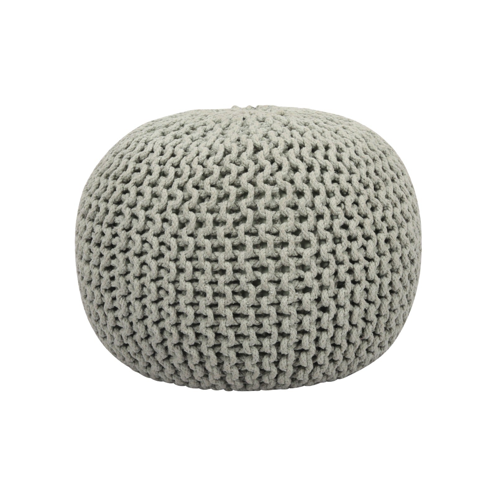 Braided Ottoman Pouffe Footstool Hand Knitted