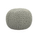 Braided Ottoman Pouffe Footstool Hand Knitted
