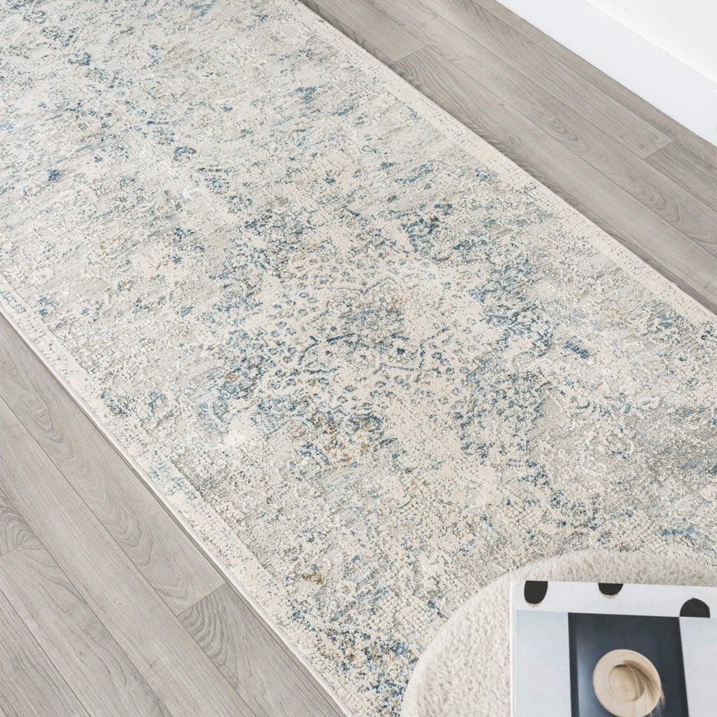 Astral Grey Hallway Runner