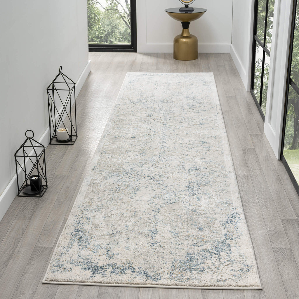 Astral Grey Hallway Runner