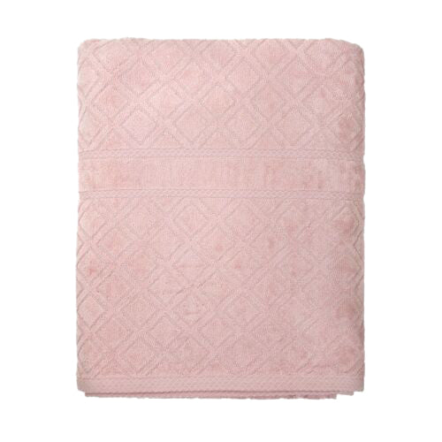 Premium Velour Diamond Design Bath Towel