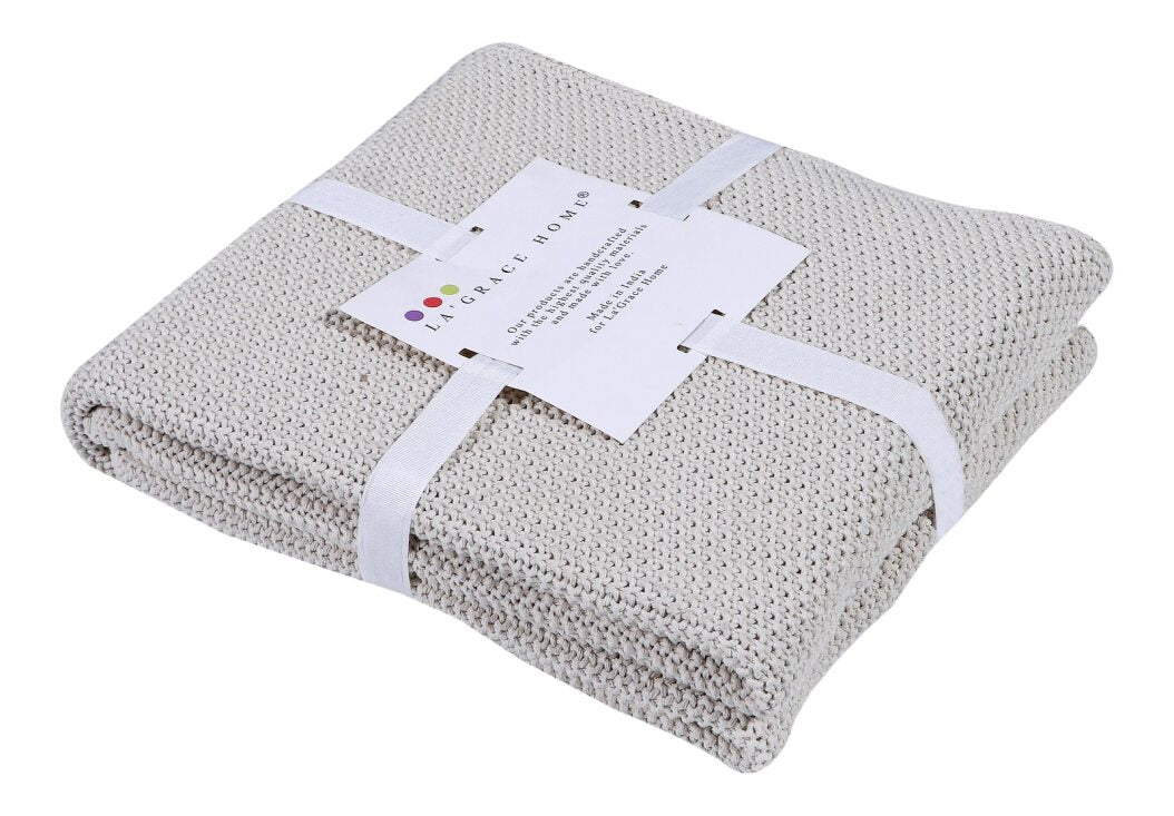 Marlin Cotton Luxe Knitted Throw