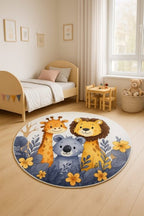 Ultra Soft Kids Tiger Giraffe Koala Plush Mat