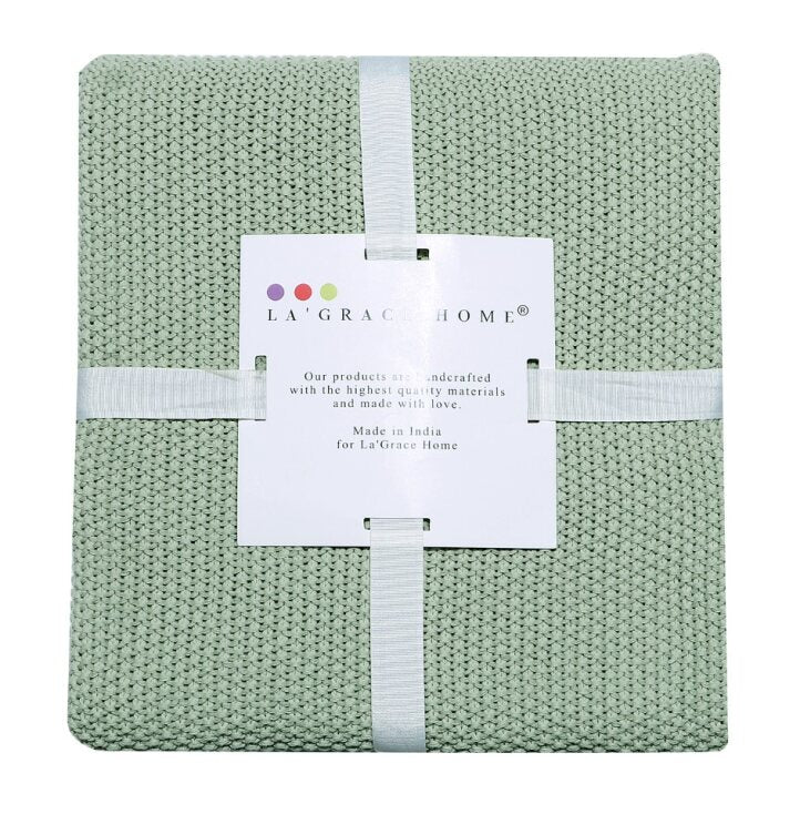 Marlin Cotton Luxe Knitted Throw