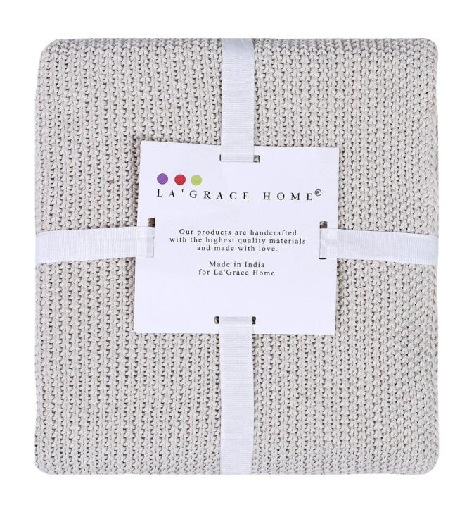 Marlin Cotton Luxe Knitted Throw