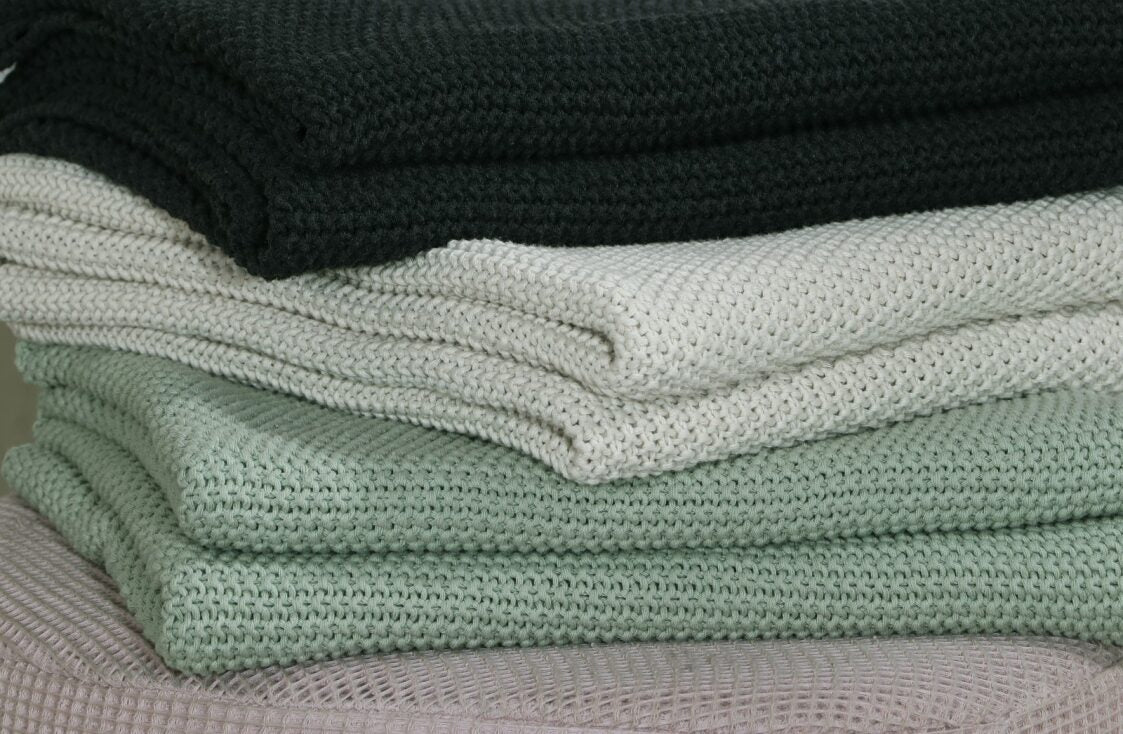 Marlin Cotton Luxe Knitted Throw