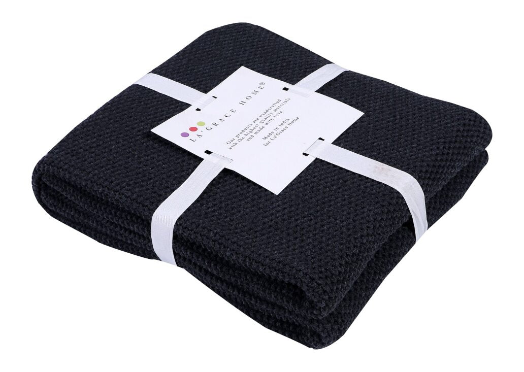 Marlin Cotton Luxe Knitted Throw